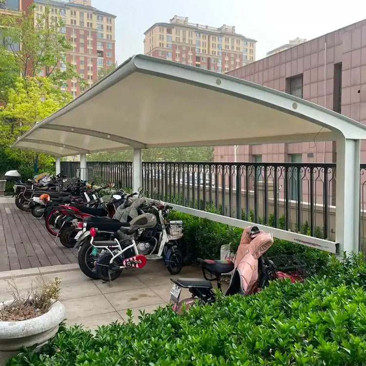 中牟县膜结构电动车棚